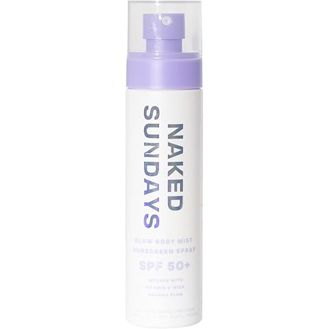 Naked Sundays SPF 50+ Body Sunscreen Spray – Broad Spectrum UVA/UVB Protection, 150 ml Mist