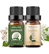 Sedbuwza Gardenia Oil Jasmine Essential Oil Gift Set, 100% Pure Organic Aromatherapy Oils Gift Se...