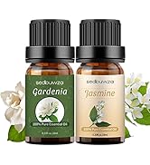 Sedbuwza Gardenia Oil Jasmine Essential Oil Gift Set, 100% Pure Organic Aromatherapy Oils Gift Se...