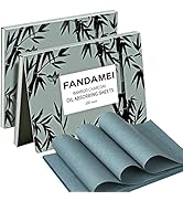 FANDAMEI 200 Counts Oil Blotting Sheets, Blotting Paper for Oily Skin, Oil Control Film, Oil Abso...