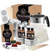 CraftZee Candle Making Kit for Adults, Beginners - DIY Soy Candle Making Supplies with Soy Wax, S...