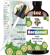 Bergamot Essential Oil 4 Fl Oz (120Ml) - Bergamot Oil for Diffuser,Humidifier,Home,Spa,Cleaning,M...