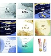 CRASPIRE Lip Balm Labels 80pcs Homemade Lip Balm Labels 2” Clear Lip Balm Labels for Tubes Printa...