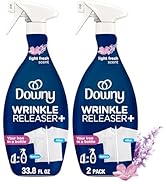 Downy Wrinkle Releaser Fabric Spray, Light Fresh Scent, 33.8 Fl Oz (Pack of 2)