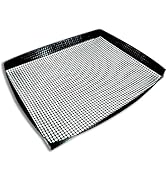 Air Fryer Basket for Oven - Non-Stick Oven Air Fryer Basket - Crisping Sheet for Baking Crisp Piz...