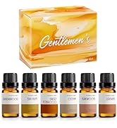 RAINBOW ABBY Fragrance Oil Gentlemen's Set - Leather, Bay Rum, Teakwood, Cedar, Sweet Tobacco, Sa...