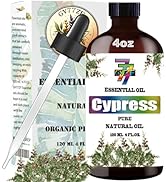 Cypress Essential Oil 4 Fl Oz (120Ml) - Cypress Oil for Diffuser,Humidifier,Home,Bath,Cleaning,Ma...