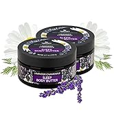 Nature’s Beauty Lavender Chamomile Sleep Body Butter | Sleep Well with Lavender Luxury Moisturize...