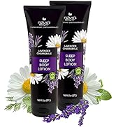 Nature’s Beauty Lavender Chamomile Sleep Body Lotion | Sleep Well with Lavender Moisturizer Made ...
