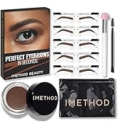 iMethod Eyebrow Stamp and Eyebrow Stencil Kit - Eye Brow Stamping Kit, Brow Stamp Trio Kit, Brow ...