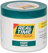 Real Time Pain Relief Foot Cream, 4.4 Ounce Jar