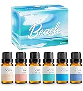 Beach Essential Oils for Diffusers for Home, RAINBOW ABBY Fragrance Oils Set, 6X10ml, Golden Dawn...