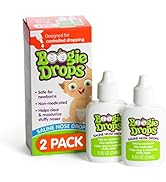 Baby Nasal Saline Drops by Boogie Drops, Allergy Relief, Nasal Decongestant, Pack of 1, 2 Bottles...