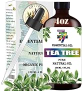 Tea Tree Essential Oil 4 Fl Oz (120Ml) - Tea Tree Oil for Diffuser,Home Fragrance,Cleaning,Massag...