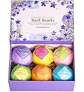 Bath Bombs Gift Set - The Best Ultra Bubble Fizzies with Natural Dead Sea Salt Cocoa and Shea Ess...