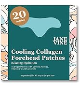 JANE VINE Forehead Wrinkle Patches 20 Pcs - Anti Wrinkle Patches - Cooling Collagen Hydration - F...