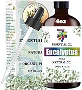 Eucalyptus Essential Oil 4 Fl Oz (120Ml) - Eucalyptus Oil for Diffuser,Cleaning,Massage,Yoga,DIY ...