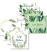 CRASPIRE Lip Balm Labels 80pcs Homemade Lip Balm Labels 2” Clear for Tubes Printable Waterproof S...