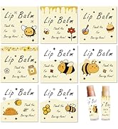 CRASPIRE 80Pcs 8 Styles Lip Balm Container Labels Lip Gloss Sticker Paper Self Adhesive Waterproo...
