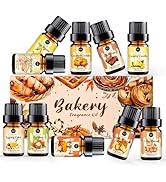 Bakery Essential Oils Set, RAINBOW ABBY Fragrance Oil for Diffusers, Candle Making - Pumpkin Pie,...