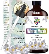 White Musk Essential Oil 4 Fl Oz (120 ml) -for Diffusers, Humidifiers, Home, Bath, Cleaning, Yoga...