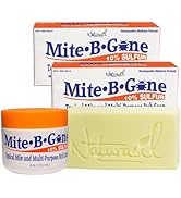 Fast-Acting Bug Bite Relief Pack by Mite-B-Gone - Calming Sulfur Cream + 2 Soaps | Safe for Kids ...