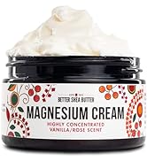 Better Shea Butter Magnesium Good Night Cream | for Muscle Tension and Leg Cramps | Night Lotion ...