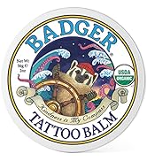 Badger - Tattoo Balm, Natural Tattoo Aftercare Salve, Tattooing Cream that Heals and Protects w/C...