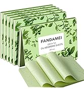 600 Counts Oil Blotting Sheets, FANDAMEI Oil Absorbing Sheets, Blotting Paper for Oily Skin, Oil ...