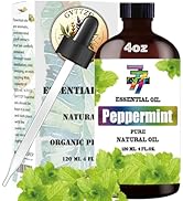 Peppermint Essential Oil 4 Fl Oz (120Ml) - Peppermint Oil for Diffuser,Home,Bath,Spa,Massage,Yoga...