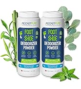 Rocket Pure Natural Foot Powder & Shoe Powder Deodorizer - Odor Control for Sweaty Feet, Eliminat...