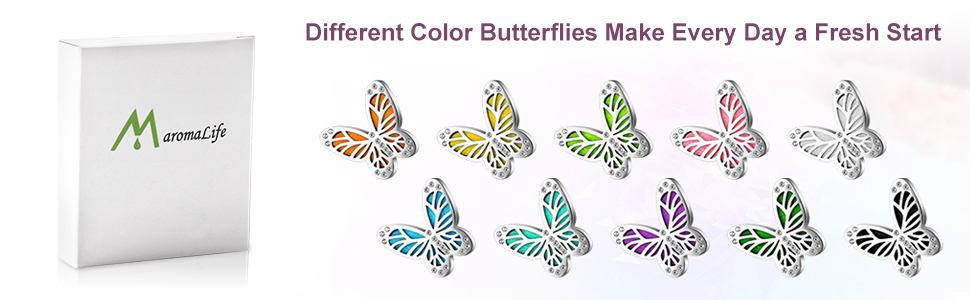 Butterfly Diamond Aromatherapy Pendant