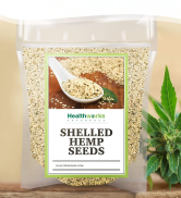 Healthworks Superfoods Shelled/Hulled Hemp Seeds Canadian - Premium & All-Natural - Contains Omeg...