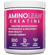 AminoLean Creatine for Women and Men, Pure Micronized Creatine Monohydrate Powder Supplement for ...