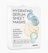 Hydrating Sheet Mask Starter Kit Variety Pack for Skin Care, Dry, Ance, Sensitive Skin, Korean Ve...