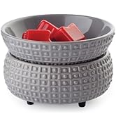Candle Warmers Etc 2-In-1 Candle and Fragrance Warmer For Warming Scented Candles or Wax Melts an...