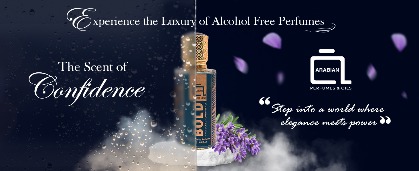 Arabian Perfumes & OIls Bold Oil Based Perfume for Men Alcohol Free Long Lasting Perfume