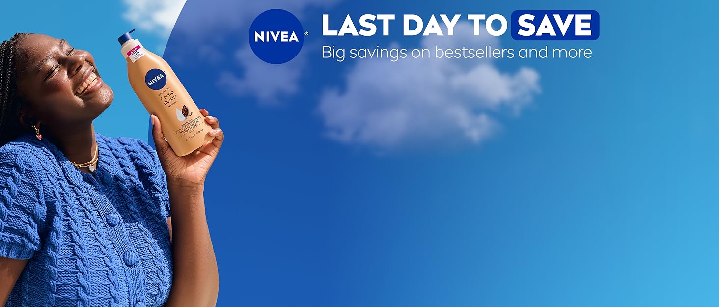 nivea logo cloud background and young women
