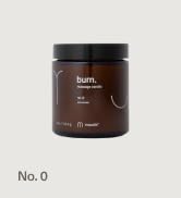 Maude Burn No. 0 - Unscented Jojoba Oil Massage Candle with Hydrating, Skin-Softening Soybean Oil...