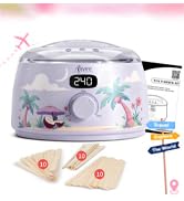 light purple digital wax warmer