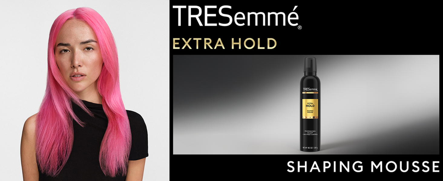 TRESemmé, EXTRA HOLD HOLD SHAPING MOUSSE