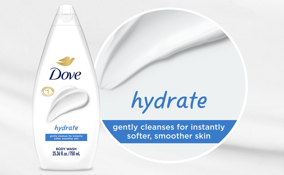 Dove Hydrate Body Wash Gentle Cleanse