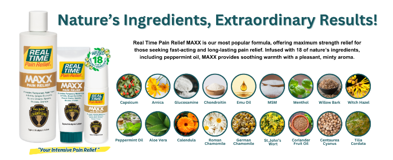 Experience Maximum Relief with Real Time Pain Relief MAXX