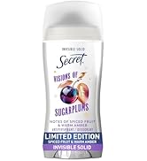 Secret Fresh Antiperspirant Deodorant for Women, 72hr Breathable Odor Protection with Pro-Hyaluro...