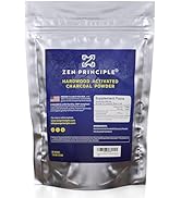Zen Principle Hardwood Activated Charcoal Powder 100 Percent from USA Trees. All Natural. Whitens...