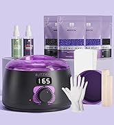 BLITZWAX Waxing Kit for Women Men Digital Wax Kit Suitable for Sensitive Skin/Brazilian/Full