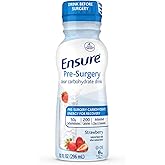 Ensure Pre-Surgery, Clear Carbohydrate Drink, Strawberry, 10 fl oz, 4 Count