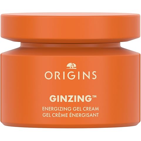 Origins GinZing Energizing Gel Cream | Face Moisturizer for Radiance and Glow | With Vitamin C, Niacinamide, Ginseng, and Caffeine