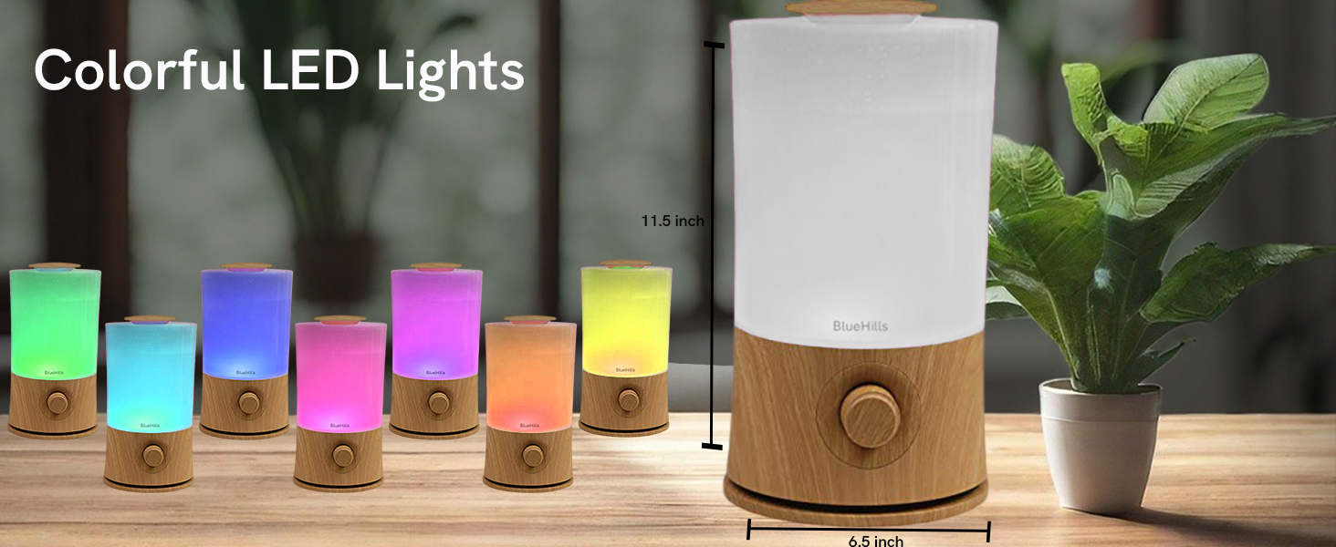 cute size change color display refillable drops humidifiers wireless aromatizantes defussers guest