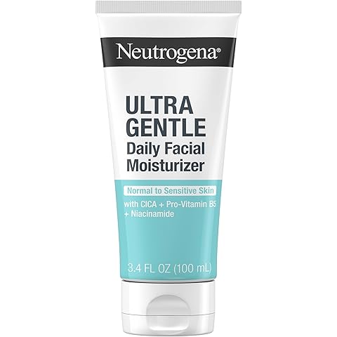 Neutrogena Fragrance Free Daily Facial Moisturizer, Face & Neck Moisturizer for Sensitive Skin with Vitamin B3, Pro-Vitamin B5 & Vitamin E Supports Skin's Dynamic Barrier, 3.4 fl. oz
